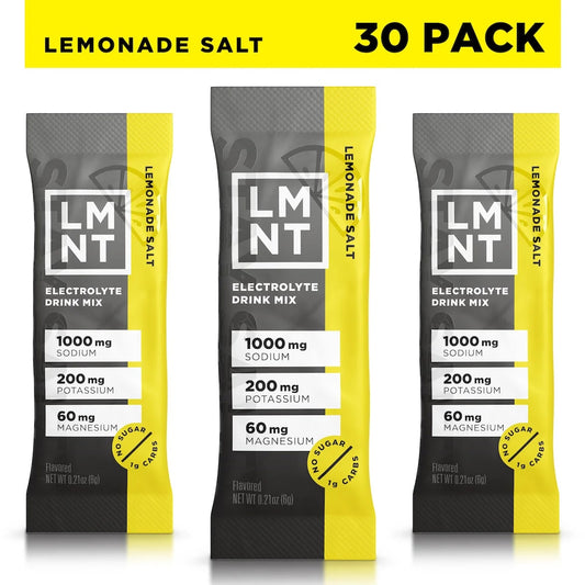 LMNT Zero-Sugar Electrolytes: LEMONADE SALT