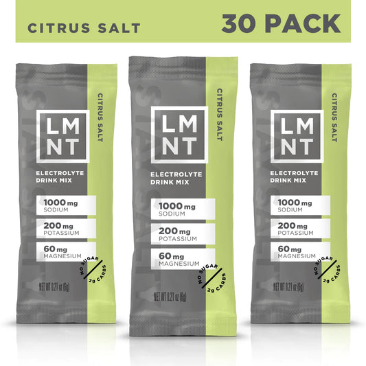 LMNT Zero-Sugar Electrolytes: CITRUS SALT